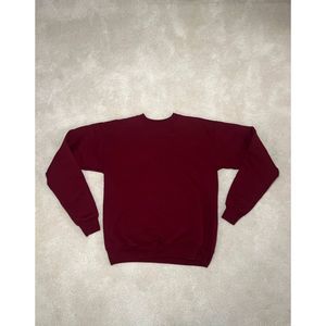 Hanes Maroon Crewneck I Small